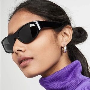 OLIVER PEOPLES Dark Brown EXTON Oval Frames SUNGLASSES - Handmade ITALY DESIGNER